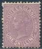 AUSTRALIA / QUEENSLAND 1883 QUEEN VICTORIA 1/-  SC# 70 FRESH MH OG (DEL01) - Mint Stamps
