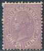 AUSTRALIA / QUEENSLAND 1883 QUEEN VICTORIA 1/-  SC# 70 FRESH MH OG (DEL01) - Nuevos