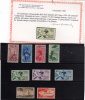 EGEO 1934 CALCIO FOOTBALL SOCCER SERIE COMPLETA COMPLETE SET MNH CERTIFICATO DEL 50 CENTESIMI - Egée