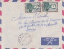 DOLISIE - CONGO - 1957 - Afrique,colonies Francaises,avion,lettre,m Arcophilie - Lettres & Documents
