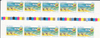 Australia-1983 Christmas 85c  Holidays Gutter Strip  MNH - Hojas Bloque