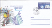 NATIONAL AGENCY 10 YEARS CELEBRATION, 2010, COVER STATIONARY, ENTIER POSTALE, OBLITERATION, CONCORDANTE, MOLDOVA - Informatik