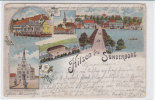 Hilsen Fra Sönderborg   1899   AK Stempel Feldstedt Und Warnitz - Nordschleswig