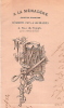 Commerce/papier à En-tête/Chemiserie-Bonnet Erie/"A La Ménagére"/Paris/Sceaux/18 87            VP191 - Unclassified