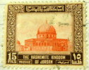 Jordan 1954 Dome Of The Rock Jerusalem 15f - Used - Jordania