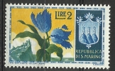 # 1953 San Marino - Fiori Da 2 Lire - Nuovo / Mint - Nuevos