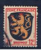 D+ Franz. Zone 1945 Mi 6 Wappenmarke - Emisiones Generales