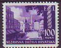 CROATIA - KROATIEN - NDH - ZAGREB - MOSQUE  Stamp With Grave  ´´H´´  - **MNH - 1941 - Mezquitas Y Sinagogas