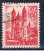 D+ Rheinland Pfalz 1947 Mi 8 Worms - Rhine-Palatinate