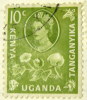 Kenya 1960 Cotton 10c - Used - Kenya, Ouganda & Tanganyika