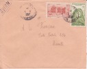 COTE D´IVOIRE AFRIQUE COLONIE FRANÇAISE LETTRE PAR AVION POUR LA FRANCE MARSEILLE TIMBRE CAD MARCOPHILIE - Brieven En Documenten