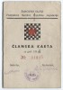 CHESS - Federation Of Yugoslavia, Membership Card, 1956. - Autres & Non Classés