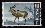 Kenya Used 1966, 1's Kudu, Animal - Kenya (1963-...)
