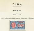 FILATELIA - UFFICI POSTALI IN CINA - PECHINO  EXP N° 1 USATO - 30 C. AZZ E ROSSO ANNO 1917 - SOPRASTAMPATO - ORIGINALE - Pekin