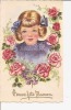 BONNE FETE MAMAN .FILLETTE ET FLEURS. REF 25197 - Muttertag