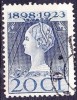 1923 Jubileumzegels 20 Cent Blauw Lijntanding 11½  X 12 NVPH 125 G - Usati
