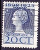 1923 Jubileumzegels 20 Cent Blauw Lijntanding 11½  X 12 NVPH 125 G - Gebruikt