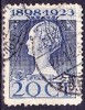 1923 Jubileumzegels 20 Cent Blauw Lijntanding 11½  X 12 NVPH 125 G - Gebruikt