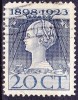 1923 Jubileumzegels 20 Cent Blauw Lijntanding 11½  X 12 NVPH 125 G - Gebraucht