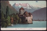 AK Chillon Et La Dent Du Midi, Ungelaufen, Sehr Alt - Laufen-Uhwiesen 