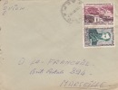 LARGEAU - TCHAD - Afrique,colonies Francaises,avion,lettre,m Arcophilie - Storia Postale