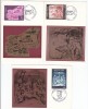 Carte Maximum ANDORRE Fse  N° Yvert 184-185-186 (Fresques) 3 Cartes Obl Sp 1er Jour 1967 - Maximumkarten (MC)