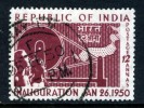 INDIA - 1950 12A REPUBLIC INAUGURATION FINE USED - Used Stamps