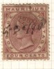 Mauritius Used , 4c Rose,  Inland Revenue, Fiscal - Maurice (...-1967)