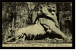 Der Löwe Von Belfort - Le Lion - Gruppenfoto  - Ansichtskarte Von Ca. 1917    (eb) - Belfort – Le Lion