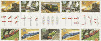 Australia-1993 Trains   Gutter Strip      MNH - Blocks & Sheetlets