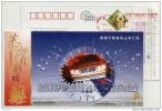 China 2006  China 2006 Traffic Police Safety Slogan Advertising Pre-stamped Card,overspeed Driving Arrive Death Line - Unfälle Und Verkehrssicherheit