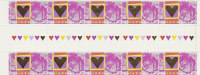 Australia-1996 Heart And Rose Gutter Strip MNH - Blocks & Sheetlets