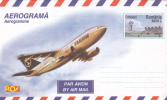 PLANE, AEROGRAMME, VERY RARE, 1997, COVER STATIONERY, ENTIER POSTALE, UNUSED, ROMANIA - Stage-Coaches