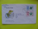 FDC Cover From Canada, Flowers, Coat Of Arms, - Commemorative Covers