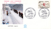 FDC FRANCE 1972 JEUX OLYMPIQUES DE SAPPORO - Winter 1972: Sapporo