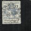 ITALIA REGNO ITALY KINGDOM 1924 PARASTATALI UFFICIO NAZIONALE COLLOCAZIONE DISOCCUPATI  LIRE 1 TIMBRATO USED - Portofreiheit