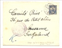YVERT N°47 TÀD BUDAPEST 1915 + CENSURE MILITAR OBERPRÜFUNGSKOMMISSION - Poststempel (Marcophilie)