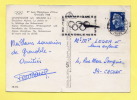 Flamme Postale X Jeux Olympiques D'Hiver  GRENOBLE 1968 Sur Carte Postale - Winter 1968: Grenoble