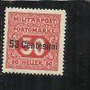 OCCUPAZIONE AUSTRIACA 1918 SEGNATASSE C 53 SU 50 H MH - Ocupación Austriaca