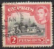 Cyprus - Chypre - 1938 - Yvert N° 138C - Gebraucht