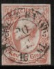 SAXONY   Scott #  13  VF USED - Sachsen