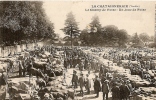 85  LA CHATAIGNERAIE  LE CHAMP DE FOIRE UN JOUR DE FOIRE BON ETAT VOIR  LES 2 SCANS - La Chataigneraie