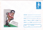 RUIGBY 1984 COVER STATIONARY ENTIER POSTAL ,UNUSED ROMANIA - Rugby