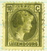 Luxembourg 1926 Grand Duchess Charlotte 10c - Used - 1926-39 Charlotte De Perfíl Derecho