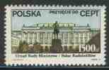 Poland Polska Polen 1991 Mi 3314 ** Radziwill Palace / Radziwi-Palast; Gebäude Des Ministerrates - Nuovi