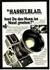 Reklame Werbeanzeige 1970 ,  Hasselblad Filmkamera 500 EL - Caméscope (Cámara)