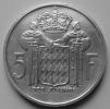 Cinq Francs 1960  Rainier III - 1960-2001 New Francs