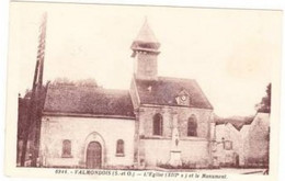 VALMONDOIS  L'église Et Le Monument - Valmondois