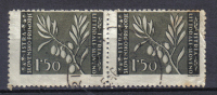 BIN288 - ISTRIA LITORALE SLOVENO , Coppia Dell 1,50 Lira Dent 12 . Poco Fresca - Yugoslavian Occ.: Slovenian Shore