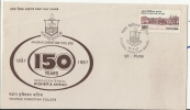 India FDC 1987, Apr. 16, Madras Christian College 150th Anniv. - FDC